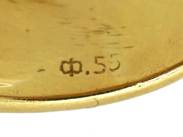 Italian 1970s 18ct Gold Harlequin Ring