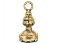 Georgian Gold Cased Seal with Bloodstone Base