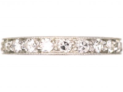 Early 20th Century Platinum & Diamond Eternity Ring