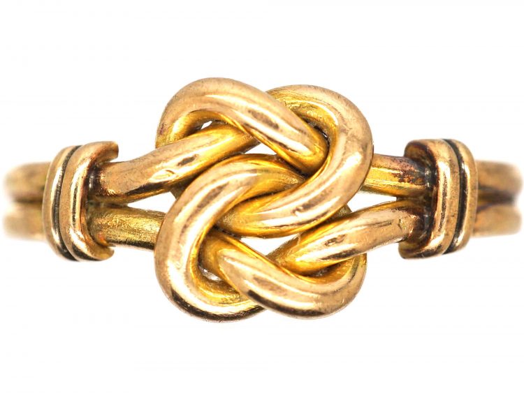 Victorian 9ct Gold Knot Ring
