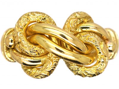 Edwardian 18ct Gold Lover’s Knot Ring
