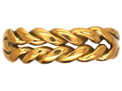 Edwardian 18ct Gold Illusion Ring