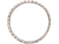 18ct White Gold & Diamond Narrow Eternity Ring