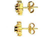 18ct Gold Multi Gem Interchangeable Earrings