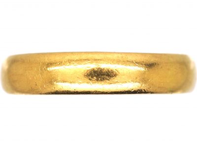 22ct Gold Wedding Ring Assayed in 1920