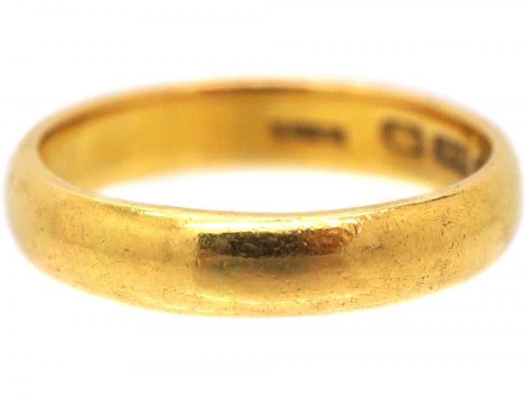 22ct Gold Wedding Ring Assayed in 1920
