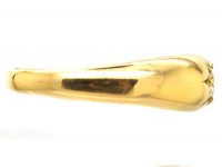Edwardian 18ct Gold Gypsy Ring set with a Diamond