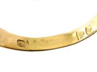 Edwardian 18ct Gold Gypsy Ring set with a Diamond