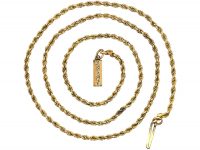 Victorian 9ct Gold Prince of Wales Twist Chain