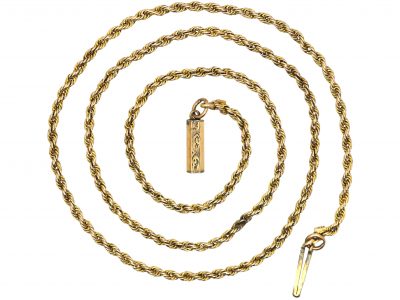 Victorian 9ct Gold Prince of Wales Twist Chain