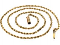 Victorian 9ct Gold Prince of Wales Twist Chain