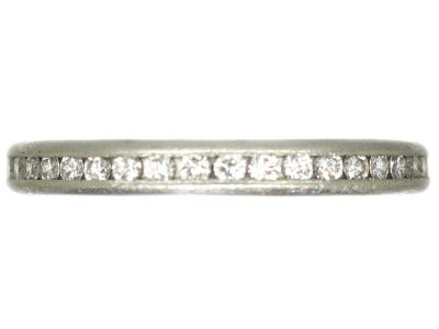 18ct White Gold Eternity Ring set with Brilliant Cut Diamonds