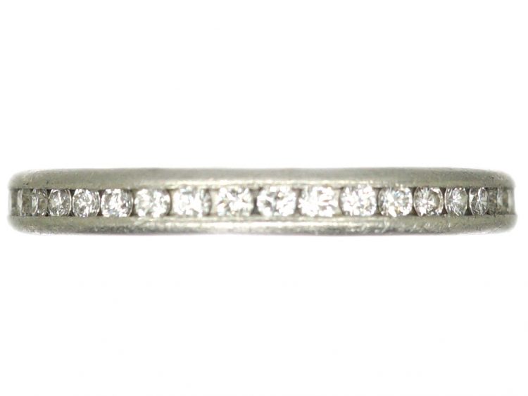 18ct White Gold Eternity Ring set with Brilliant Cut Diamonds