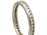 18ct White Gold Eternity Ring set with Brilliant Cut Diamonds