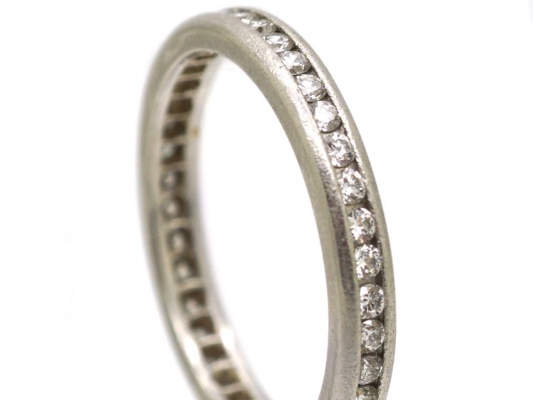 18ct White Gold Eternity Ring set with Brilliant Cut Diamonds