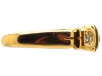 Victorian 18ct Gold Ring set with Three Diamonds