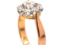 Early 20th Century French Diamond Cluster Ring