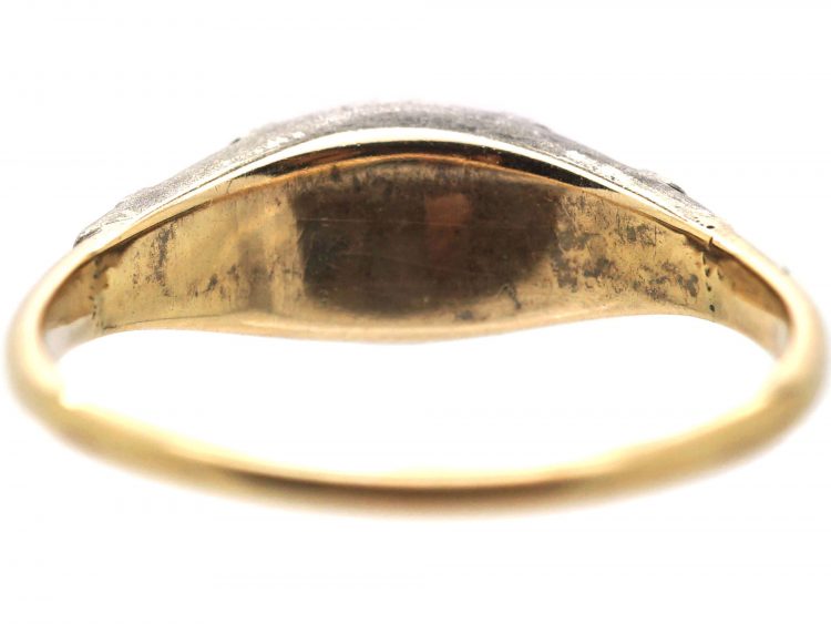 French Early 19th Century Rose Cut Diamond Ring