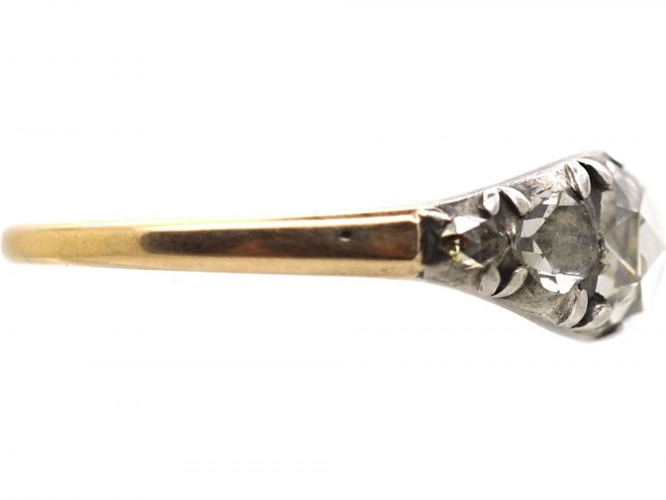 French Early 19th Century Rose Cut Diamond Ring