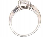 Art Deco Platinum & Iridium Snake Ring set with Diamonds