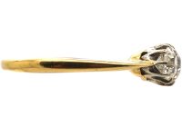 Early 20th Century 18ct Gold & Platinum,Three Stone Diamond Ring