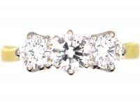18ct Gold, Three Stone Diamond Ring