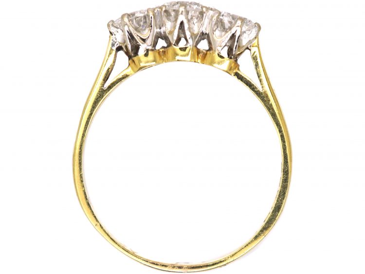 18ct Gold, Three Stone Diamond Ring