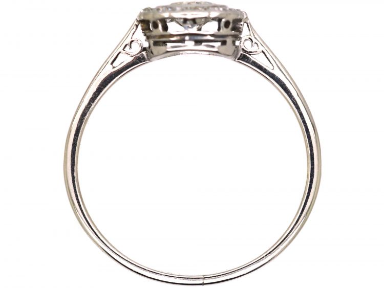 Edwardian Platinum, Diamond Cluster Ring