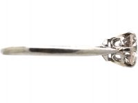 Early 20th Century Platinum Diamond Solitaire Ring