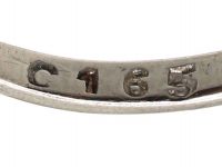 Early 20th Century Platinum Diamond Solitaire Ring