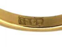 Edwardian 18ct Gold, Ruby & Diamond Three Stone Ring