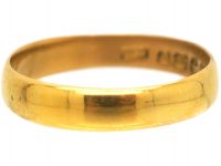 22ct Gold Wedding Ring Assayed in 1925