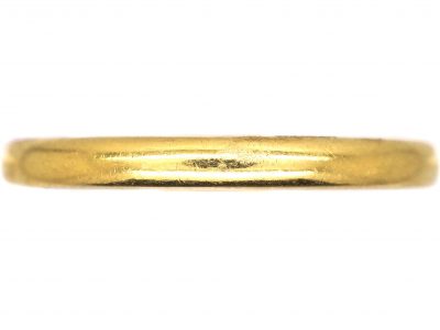 18ct Gold Wedding Ring by Cartier