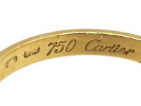 18ct Gold Wedding Ring by Cartier