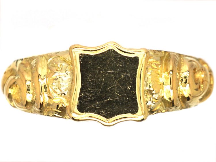 Georgian 15ct Gold Signet Ring