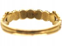 Georgian 15ct Gold Ring set with Natural Split Pearls