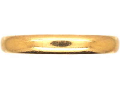 18ct Gold Wedding Ring Assayed in 1910