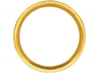 Georgian 18ct Gold & White Enamel Mourning Ring Dated 1775