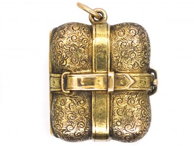 Victorian 15ct Gold Suitcase Locket