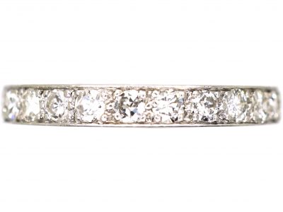 Early 20th Century Platinum & Diamond Eternity Ring