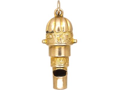 Victorian 9ct Gold Whistle