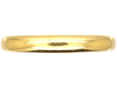 Mid 20th Century 18ct Gold Wedding Ring