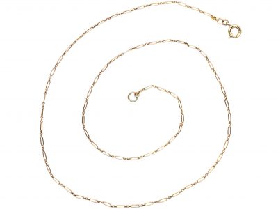 Edwardian 9ct Fine Ornate Chain