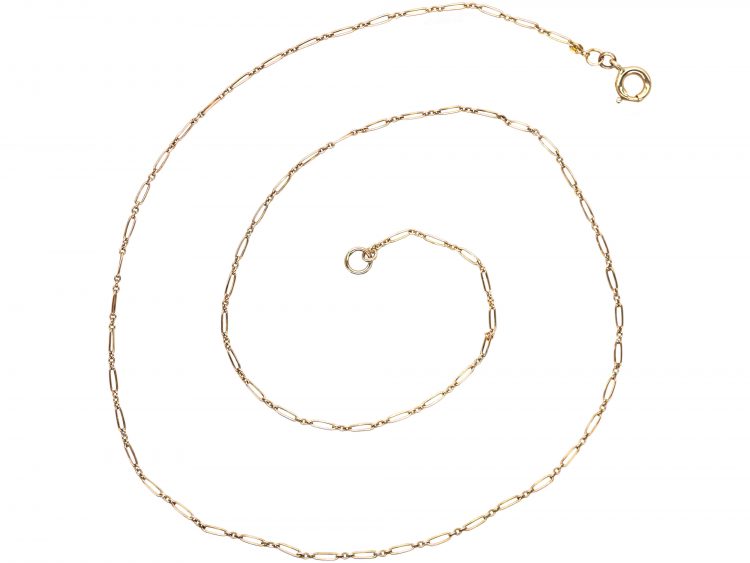 Edwardian 9ct Fine Ornate Chain