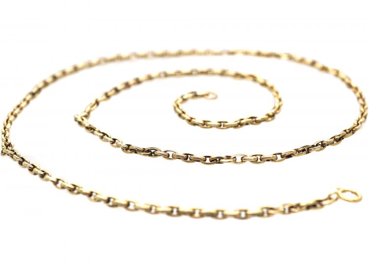 Edwardian 15ct Gold trace Link Chain