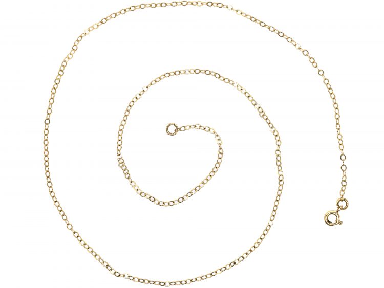 Fine 9ct Gold Trace Link Chain