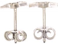 Diamond Star Earrings by Carolina Bucci