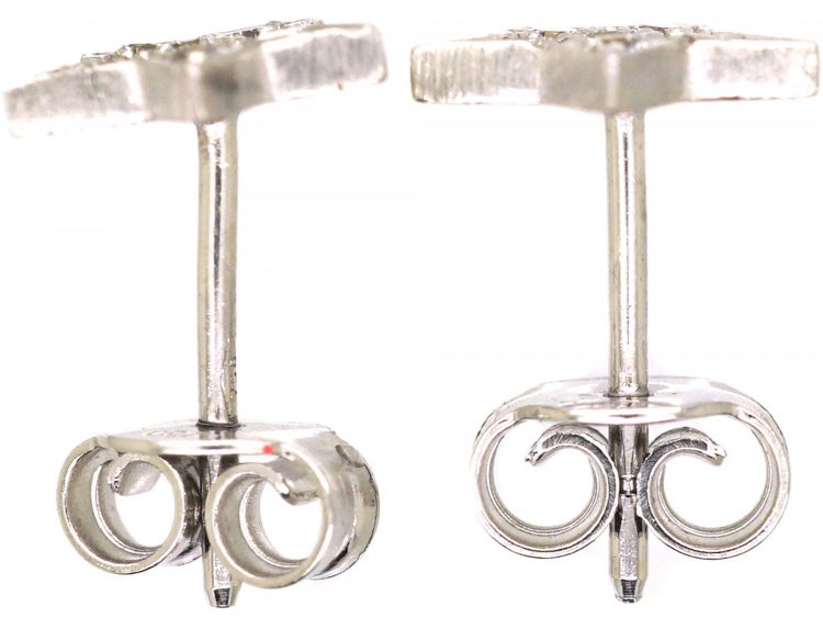 Diamond Star Earrings by Carolina Bucci