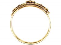 Victorian 18ct Gold Mizpah Ring set with a Diamond with Secret Compartment