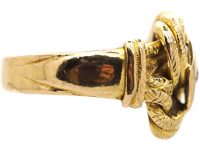 Edwardian 18ct Gold & Diamond Lover's Knot Ring
